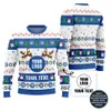 Colorful Custom Company Logo And Text Ugly Xmas Sweater - variant image 1