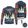 Brilliant Custom Photo Ugly Xmas Sweater For Hunting Lovers