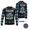 Savage Fishing Team Custom Ugly Christmas Sweater