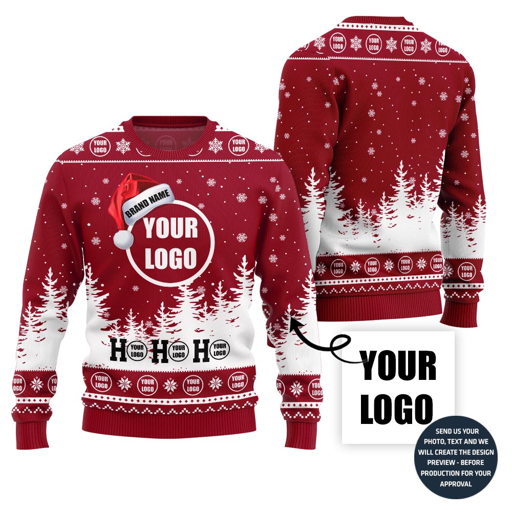 Unique Custom Logo And Brand Holiday Sweater