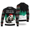I Am A Delight Opossum Christmas Sweater