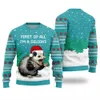 I Am A Delight Opossum Christmas Sweater - variant image 1