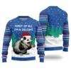 I Am A Delight Opossum Christmas Sweater