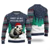 I Am A Delight Opossum Christmas Sweater