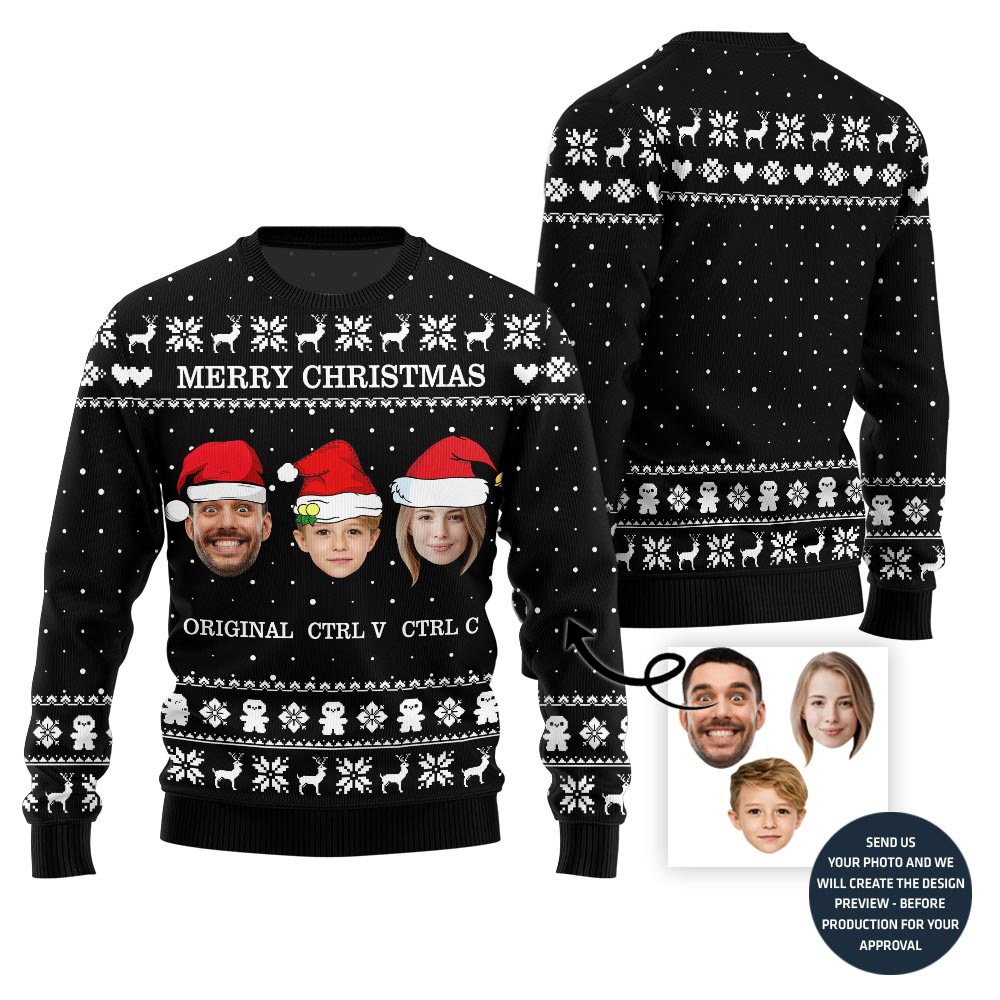 Tech-savvy Family Custom Xmas Sweater