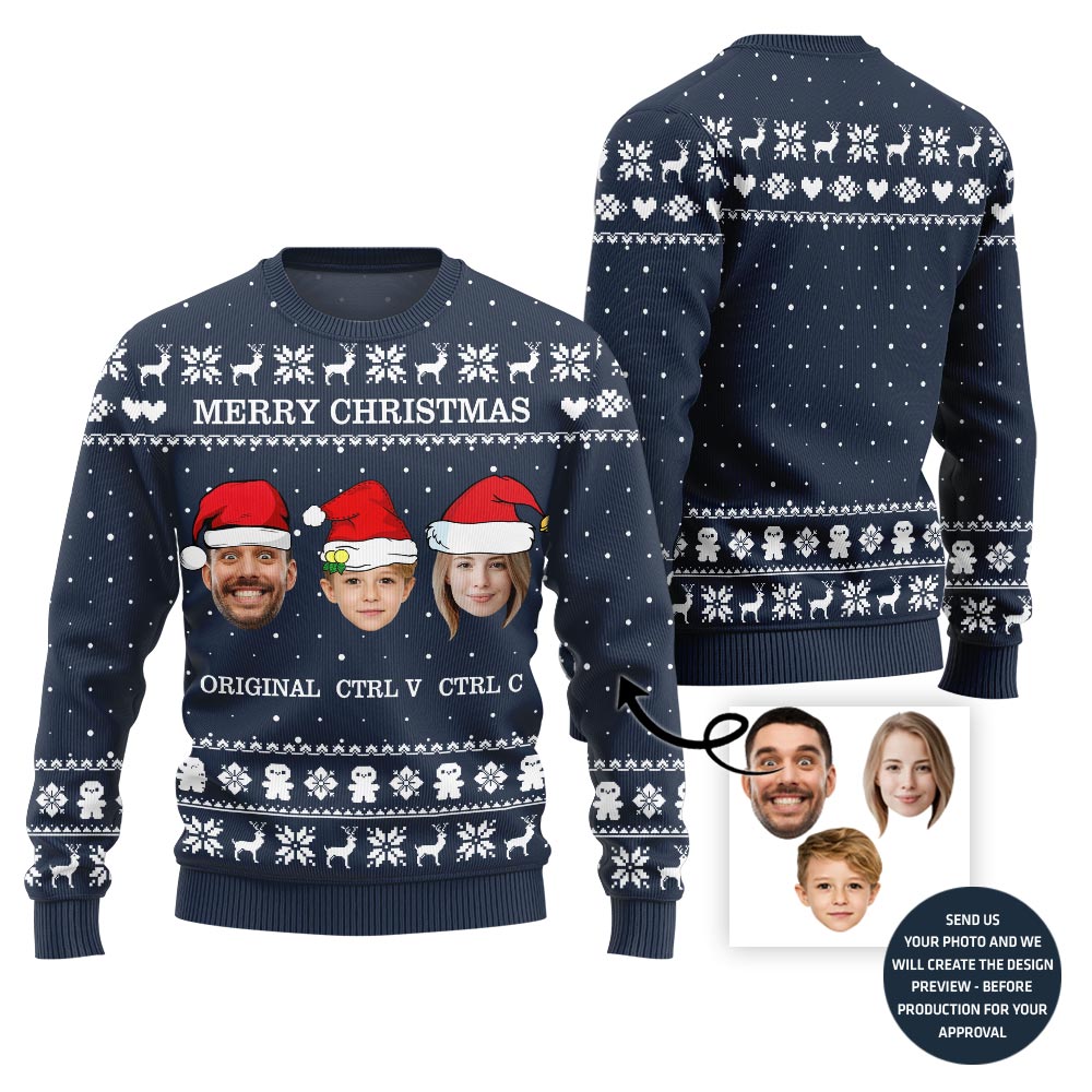 Tech-savvy Family Custom Xmas Sweater