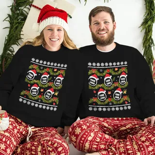 Epic Custom Logo Ugly Xmas Sweatshirt