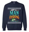 Funny Fishing Ugly Christmas Sweatshirt