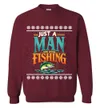 Funny Fishing Ugly Christmas Sweatshirt