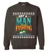 Funny Fishing Ugly Christmas Sweatshirt