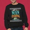 Funny Fishing Ugly Christmas Sweatshirt