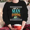 Funny Fishing Ugly Christmas Sweatshirt