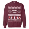 Adorable Santa Custom Logo And Name Ugly Christmas Sweatshirt