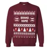 Adorable Santa Custom Logo And Name Ugly Christmas Sweatshirt