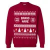 Adorable Santa Custom Logo And Name Ugly Christmas Sweatshirt