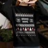 Adorable Santa Custom Logo And Name Ugly Christmas Sweatshirt