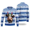 Mooey Christmas Cow Ugly Sweater - variant image 1