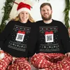 Personalized QR Code Funny Xmas Sweatshirt