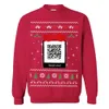 Personalized QR Code Funny Xmas Sweatshirt