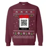 Personalized QR Code Funny Xmas Sweatshirt