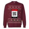 Personalized QR Code Funny Xmas Sweatshirt