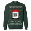 Personalized QR Code Funny Xmas Sweatshirt