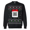Personalized QR Code Funny Xmas Sweatshirt