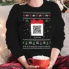 Personalized QR Code Funny Xmas Sweatshirt