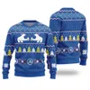 Personalized Logo Beer Theme For Company Christmas Sweater - variant image 1