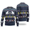 Personalized Logo Beer Theme For Company Christmas Sweater
