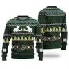Personalized Logo Beer Theme For Company Christmas Sweater