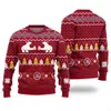 Personalized Logo Beer Theme For Company Christmas Sweater