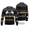 Personalized Logo Beer Theme For Company Christmas Sweater