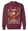 Happy Thanksgiving Turkey Day Sweater
