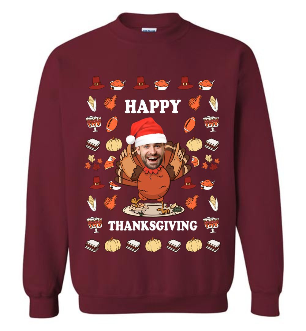 Happy Thanksgiving Turkey Day Sweater