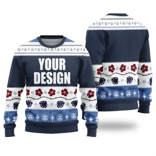 Custom Your Design And Logo For Company Ugly Christmas Sweater