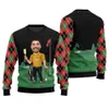 Custom Face Golf Player Funny Christmas Pullover