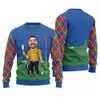 Custom Face Golf Player Funny Christmas Pullover - variant image 1