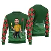 Custom Face Golf Player Funny Christmas Pullover