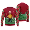 Custom Face Golf Player Funny Christmas Pullover
