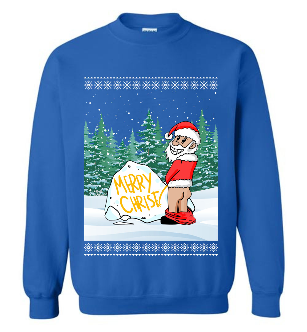 Naughty Santa Merry Xmas Ugly Sweater For Women - variant image 1