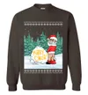 Naughty Santa Merry Xmas Ugly Sweater For Women