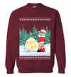 Naughty Santa Merry Xmas Ugly Sweater For Women