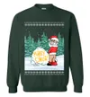 Naughty Santa Merry Xmas Ugly Sweater For Women