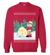 Naughty Santa Merry Xmas Ugly Sweater For Women