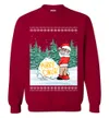 Naughty Santa Merry Xmas Ugly Sweater For Women