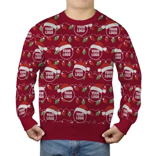 Custom Company Logo Male Knitted Sweater