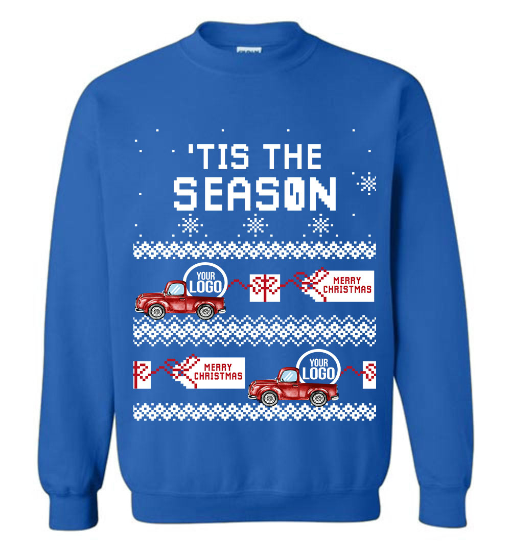 Tis The Season Custom Logo Ugly Sweater Mens - variant image 1