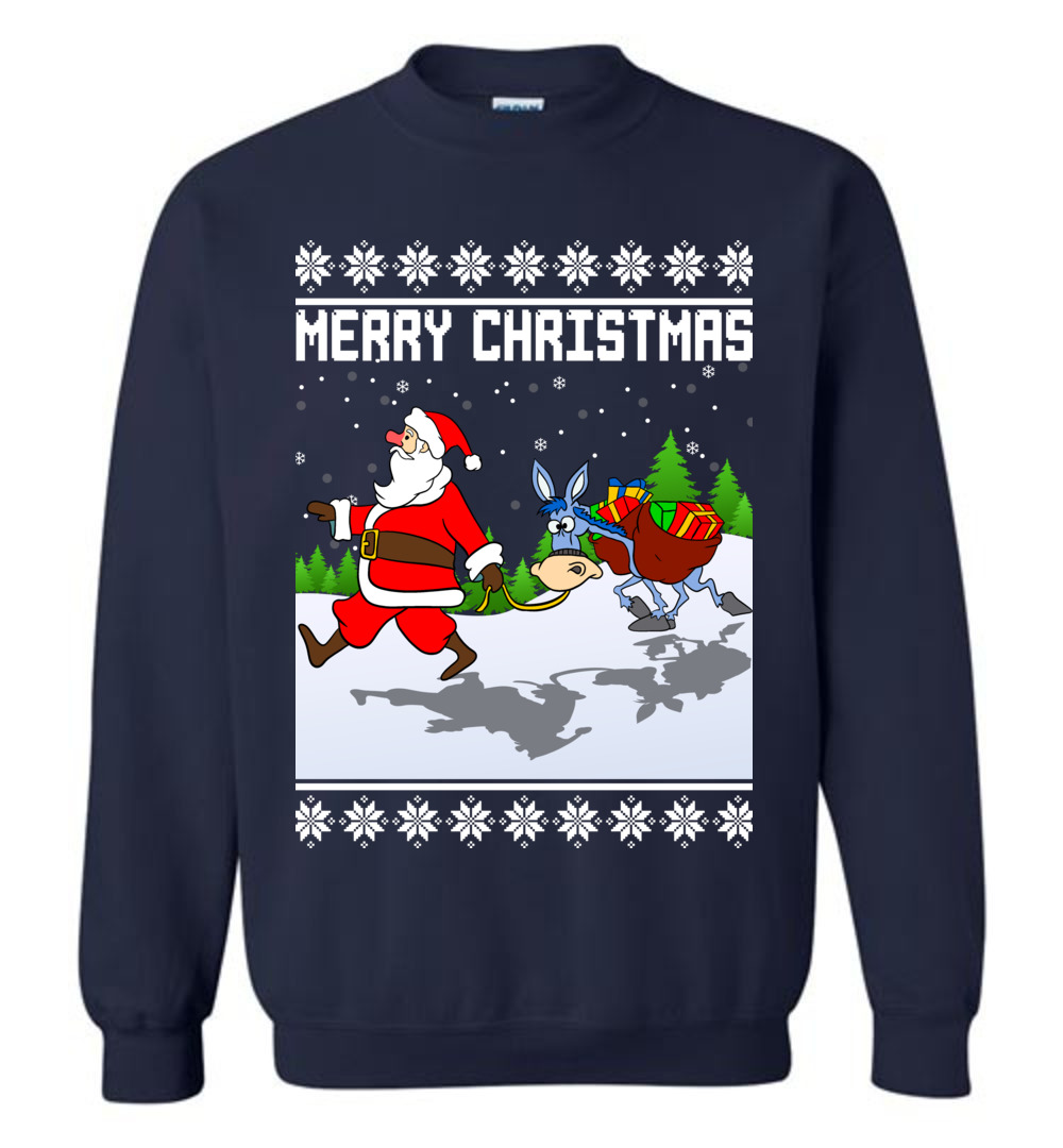 Merry Christmas Santa Women Ugly Christmas Sweater