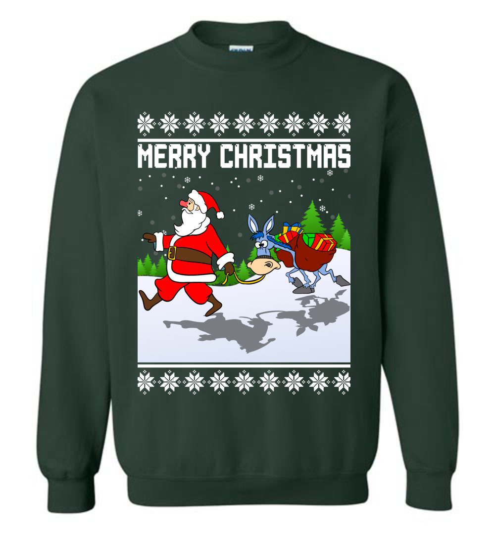 Merry Christmas Santa Women Ugly Christmas Sweater